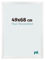 Marco de Fotos 49x68cm Blanco Vintage MDF Pisa Delantera Tamano | Yourdecoration.es