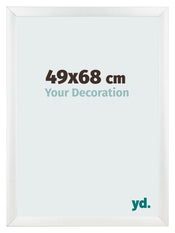 Marco de Fotos 49x68cm Blanco Vintage MDF Pisa Delantera Tamano | Yourdecoration.es