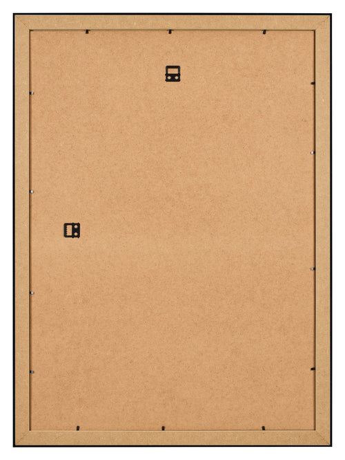 Marco de Fotos 49x68cm Negro Plateado Pulido MDF Pisa Trasera | Yourdecoration.es