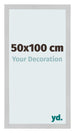 Marco de Fotos 50x100cm Acero Inoxidable MDF Bologna Delantera Tamano | Yourdecoration.es