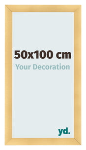 Marco de Fotos 50x100cm Dorado Vintage MDF Pisa Delantera Tamano | Yourdecoration.es