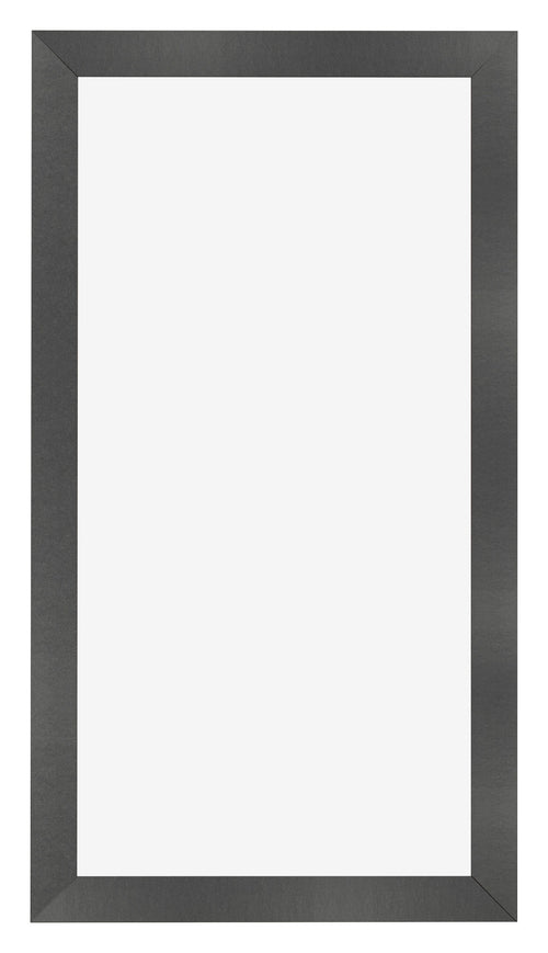Marco de Fotos 50x100cm Negro Plateado Pulido MDF Pisa Delantera | Yourdecoration.es