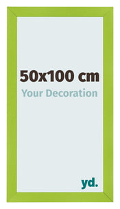 Marco de Fotos 50x100cm Verde MDF Pisa Delantera Tamano | Yourdecoration.es