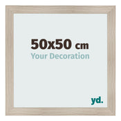 Marco de Fotos 50x50cm Roble Rustico MDF Pisa Delantera Tamano | Yourdecoration.es