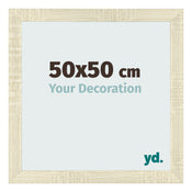 Marco de Fotos 50x50cm Roble Sonoma MDF Pisa Delantera Tamano | Yourdecoration.es