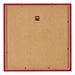 Marco de Fotos 50x50cm Rojo MDF Bologna Trasera | Yourdecoration.es