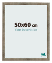 Marco de Fotos 50x60 cm Metal Vintage MDF Bologna Delantera Tamano | Yourdecoration.es