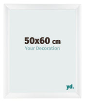 Marco de Fotos 50x60cm Blanco Vintage MDF Pisa Delantera Tamano | Yourdecoration.es