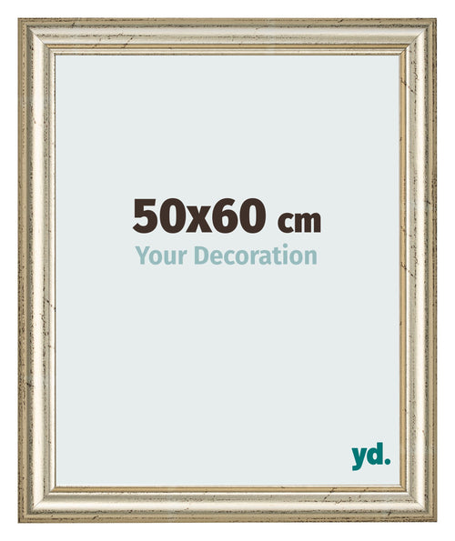 Marco de Fotos 50x60cm Brillo Metalico MDF Lazio Delantera Tamano | Yourdecoration.es