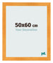 Marco de Fotos 50x60cm Naranja MDF Pisa Delantera Tamano | Yourdecoration.es