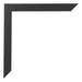 Marco de Fotos 50x60cm Negro Mate MDF Bologna Detalle Esquina | Yourdecoration.es