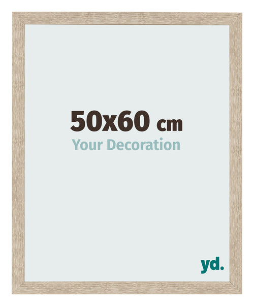 Marco de Fotos 50x60cm Roble Sonoma MDF Bologna Delantera Tamano | Yourdecoration.es