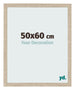 Marco de Fotos 50x60cm Roble Sonoma MDF Bologna Delantera Tamano | Yourdecoration.es