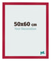 Marco de Fotos 50x60cm Rojo MDF Bologna Delantera Tamano | Yourdecoration.es