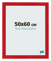 Marco de Fotos 50x60cm Rojo MDF Pisa Delantera Tamano | Yourdecoration.es