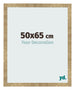 Marco de Fotos 50x65cm Dorado Antiguo MDF Bologna Delantera Tamano | Yourdecoration.es