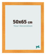 Marco de Fotos 50x65cm Naranja MDF Pisa Delantera Tamano | Yourdecoration.es