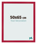 Marco de Fotos 50x65cm Rojo MDF Bologna Delantera Tamano | Yourdecoration.es