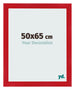 Marco de Fotos 50x65cm Rojo MDF Pisa Delantera Tamano | Yourdecoration.es
