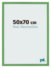Marco de Fotos 50x70 cm Verde MDF Bologna Delantera Tamano | Yourdecoration.es