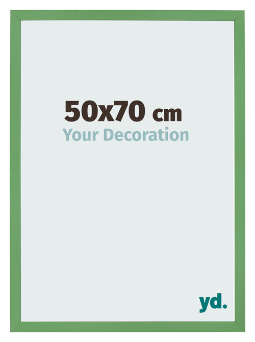 Marco de Fotos 50x70 cm Verde MDF Bologna Delantera Tamano | Yourdecoration.es