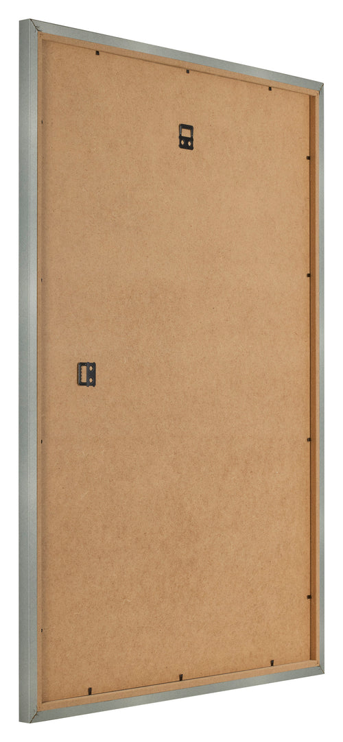 Marco de Fotos 50x70cm Aluminio Cepillado MDF Bologna Trasera Oblicuo | Yourdecoration.es