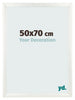 Marco de Fotos 50x70cm Blanco Vintage MDF Pisa Delantera Tamano | Yourdecoration.es
