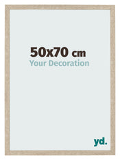 Marco de Fotos 50x70cm Roble Sonoma MDF Bologna Delantera Tamano | Yourdecoration.es