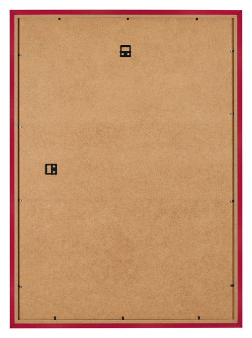 Marco de Fotos 50x70cm Rojo MDF Bologna Trasera | Yourdecoration.es