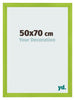 Marco de Fotos 50x70cm Verde MDF Pisa Delantera Tamano | Yourdecoration.es