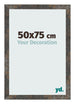 Marco de Fotos 50x75 cm Metal Oxidado MDF Bologna Delantera Tamano | Yourdecoration.es