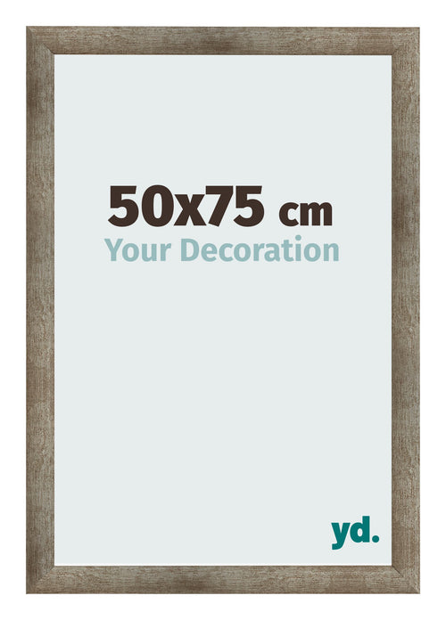 Marco de Fotos 50x75 cm Metal Vintage MDF Bologna Delantera Tamano | Yourdecoration.es