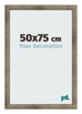 Marco de Fotos 50x75 cm Metal Vintage MDF Bologna Delantera Tamano | Yourdecoration.es