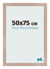 Marco de Fotos 50x75 cm Rosa Viejo MDF Bologna Delantera Tamano | Yourdecoration.es