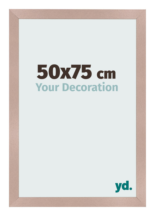 Marco de Fotos 50x75 cm Rosa Viejo MDF Bologna Delantera Tamano | Yourdecoration.es