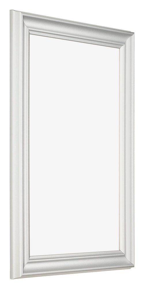 Marco de Fotos 50x75cm Blanco Barrido MDF Lazio Delantera Oblicuo | Yourdecoration.es