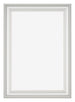 Marco de Fotos 50x75cm Blanco Barrido MDF Lazio Delantera | Yourdecoration.es