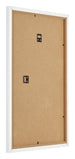 Marco de Fotos 50x75cm Blanco Brillante MDF Bologna Trasera Oblicuo | Yourdecoration.es