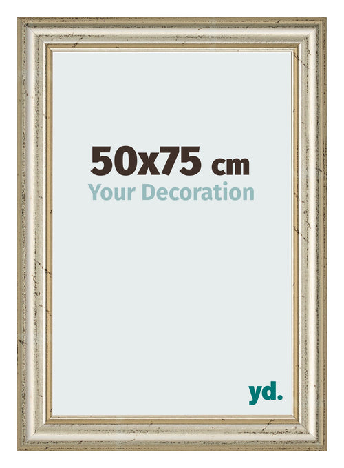 Marco de Fotos 50x75cm Brillo Metalico MDF Lazio Delantera Tamano | Yourdecoration.es
