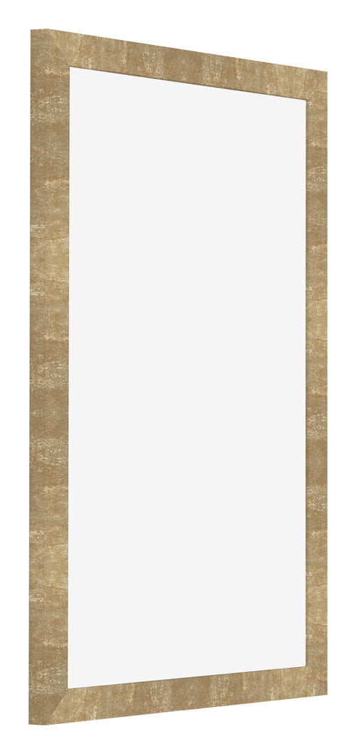 Marco de Fotos 50x75cm Dorado Antiguo MDF Bologna Delantera Oblicuo | Yourdecoration.es