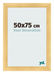 Marco de Fotos 50x75cm Dorado Vintage MDF Pisa Delantera Tamano | Yourdecoration.es
