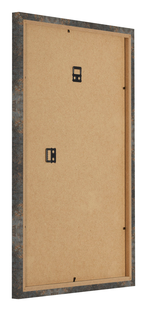 Marco de Fotos 50x75cm Metal Oxidado MDF Bologna Trasera Oblicuo | Yourdecoration.es