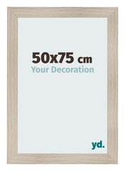 Marco de Fotos 50x75cm Roble Rustico MDF Pisa Delantera Tamano | Yourdecoration.es