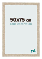 Marco de Fotos 50x75cm Roble Sonoma MDF Bologna Delantera Tamano | Yourdecoration.es