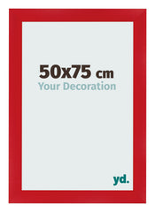 Marco de Fotos 50x75cm Rojo MDF Pisa Delantera Tamano | Yourdecoration.es