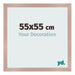 Marco de Fotos 55x55 cm Rosa Viejo MDF Bologna Delantera Tamano | Yourdecoration.es