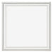 Marco de Fotos 55x55cm Blanco Barrido MDF Lazio Delantera | Yourdecoration.es