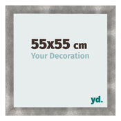 Marco de Fotos 55x55cm Metal Vintage MDF Pisa Delantera Tamano | Yourdecoration.es
