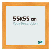 Marco de Fotos 55x55cm Naranja MDF Pisa Delantera Tamano | Yourdecoration.es