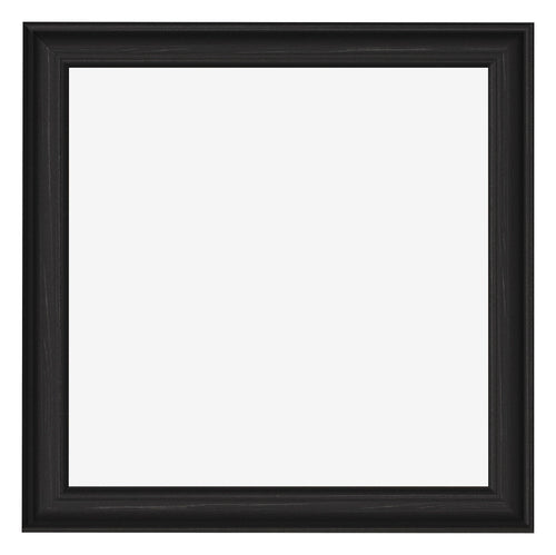 Marco de Fotos 55x55cm Negro Grano De Madera MDF Lazio Delantera | Yourdecoration.es